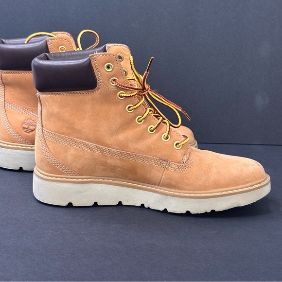 Timberland 6” Inch Premium Women’s Size 6.5 Boots Nubuck Wheat - Picture 6 of 10